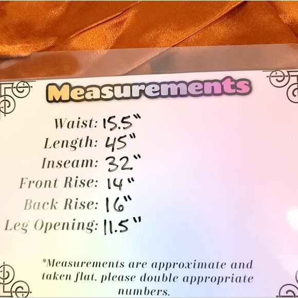 Heartloom Satin Wide Leg Pants Tie Waist - Picture 13 of 13